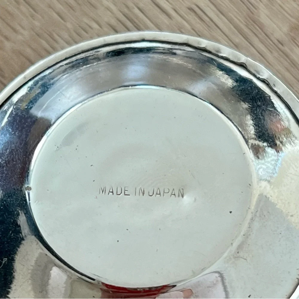Vintage Japan Small Metal Tea Infuser Strainer Kettle Pot Mini‎ Miniature Teapot